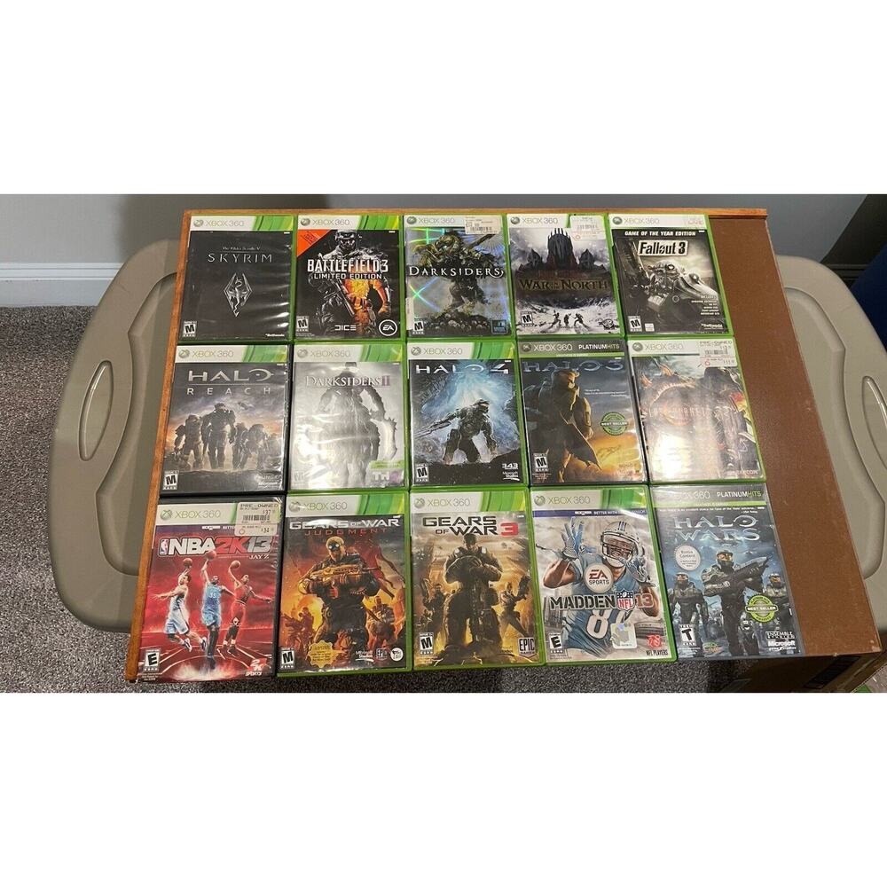 Xbox 360 Video Game Lot Bundle of 34 Microsoft Sports Fantasy Action CIB - Picture 3 of 14